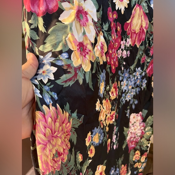 ▪️Selkie The Puck Poet Slip Floral Silk Dress 1X - Picture 16 of 16